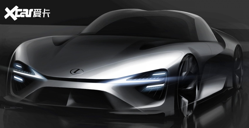 LEXUS雷克萨斯纯电概念车亮相蒙特利汽车周，酷炫外形深得人心
